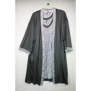 Kensie Women's Robe and Gown Set-Size Small-Pockets-Missing Belt